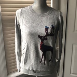 Loft- Deer Italian Yarn Sweater